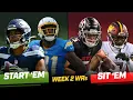 Start Em Sit Em WRs Week 2