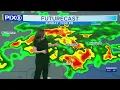 Extreme heat subsides in NYC NJ but storm threat remains