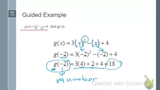Unit 3 Lesson 5 function notation
