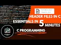 Quick Intro to C Header files Essentials in 5 Minutes