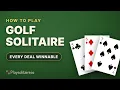 How to Play Golf Solitaire Rules Chains and Tips
