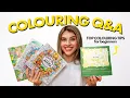 My TOP ADULT COLOURING TIPS for Beginners Adult Colouring Q A
