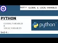 Python global variables and local variables Python for beginners in Hindi