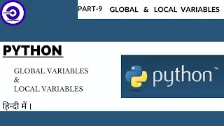 Python global variables and local variables Python for beginners in Hindi