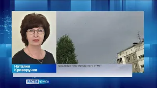 Омск сегодня накроют ливни и град