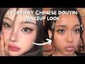 DAGELIJKSE CHINESE DOUYIN MAKE-UP LOOK OP BRUINE HUID!!