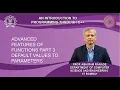 Lecture 14 Advanced Features of Functions Part 3 Default values to parameters