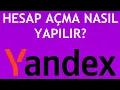 Yandex Hesap Acma Nasil Yapilir