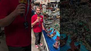 Huge LEGO Castle Troll Battle by Angel Ortiz
