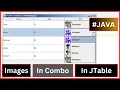 How to Add ComboBox with Images in JTable Java Swing Tutorial With Source Code