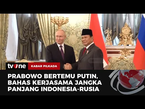 Prabowo Bertemu 'Empat Mata' dengan Putin di Rusia
