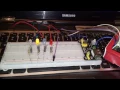 Raspberry pi GPIO control 1 24 LED PYTHON matrix