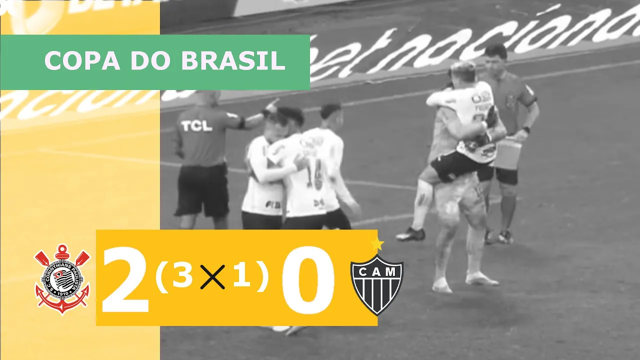 CORINTHIANS (3) 2 X 0 (1) Atlético-MG - COPA DO BRASIL 2023; GOLS E PÊNALTIS