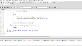 Fractional KnapSack Problem Solution in C