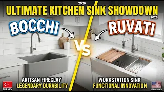 Bocchi vs Ruvati The Truth About 2026 Kitchen Sinks