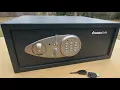 Unlocking a Sentry Safe - Lost Key Forgot PIN or Dead Battery No Problem