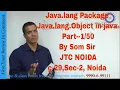 Java lang Package Object Class in Java - Part