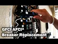 EATON GFCI AFCI breaker replacement How to replace tripping AFCI Breaker
