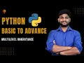 Multilevel inheritance Python Beginner to Advance Python Tutorial