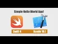 How to Code Your First Hello World App in Swift for Beginners Swift 4 and Xcode 10 1