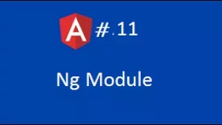 Angular 2 Tutorial 11 Ng Module TutorialsPoint
