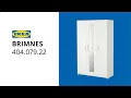 IKEA BRIMNES Wardrobe with 3 doors assembly instructions