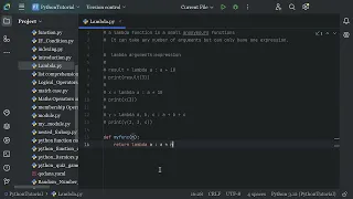 Python Tutorial Lambda Function