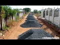 Download Lagu Wonderful Building Foundation Village Road Construction By Motor Grader Pushing And Grading Gravel