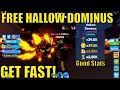 HOW TO GET FREE DOMINUS IN MINING SIM 2 HALLOW DOMINUS TIME-LIMITED GOOD STATS