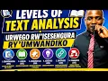 Text analysis part 4 Don t miss to study levels of text analysis