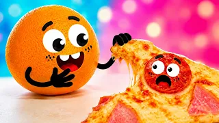 🍊🍕 ¡Los Doodles Tienen Hambre! La Aventura de la Pizza 😂✨