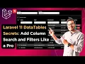 Laravel 11 DataTables Secrets Add Column Search and Filters Like a Pro DataTables