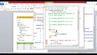 Linear Binary Search comparison using cProfile in Python