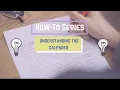 How-to Series Understanding the Calendar and Target Dates