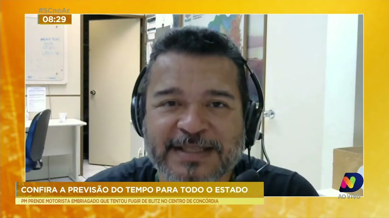 Confira a previsão do tempo para esta segunda-feira em SC