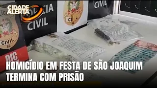 Suspeito de assassinato em festa é preso ao tentar fugir de São Joaquim