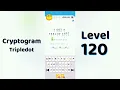 Cryptogram Tripledo Level 120 Solutions Logic Puzzle Game Mini Boss