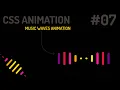 CSS Music Waves Loading Animation