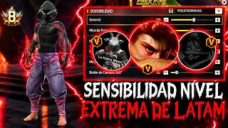 ¡LA MEJOR SENSIBILIDAD 2026👺PARA PEGAR TODO ROJO! DE LOS MEJORES JUGADORES DE LATAM!