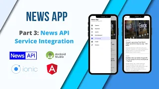 Build a Hybrid News App Using Ionic and Angular Part 3 - News API Service Android and iOS App