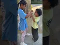 True Thompson Teaches Tatum Thompson How to Make a Heart - Khloe Kardashian s Adorable Kids