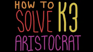 K3 Aristocrat Cipher How to Use the Keyword to Solve It Faster Codebusters