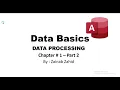 Data Processing Data Basics Chapter no 1 - part 2 Computer Science Second Year
