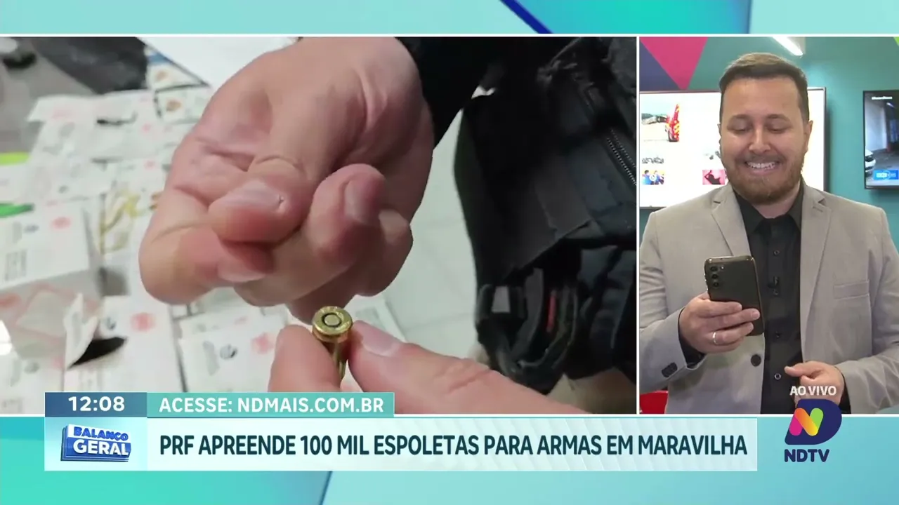 Apreensão de Espoletas em Ônibus: PRF Intercepta Material em Maravilha