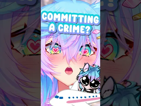 AM I GOING TO GO TO JAIL?? #vtuber #shorts #youtube #envtuber #twitch #fyp #anime