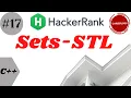 Sets-STL C Solution Hackerrank Sets-STL Sets-STL CPP Solution