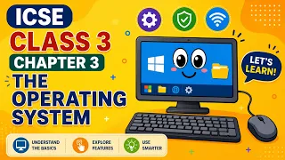 Class 3 Computer Chapter 3 The Operating System ICSE Full Explanation