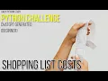 03 - Calculate Costs of Shopping List