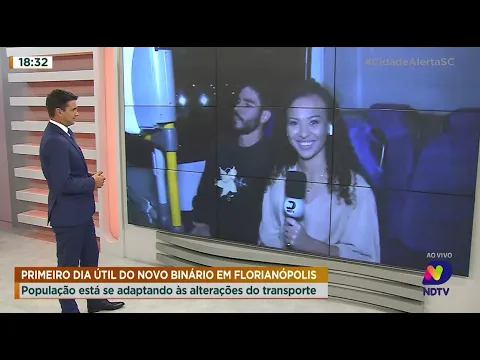 Primeiro dia útil do novo binário em Florianópolis: linhas de ônibus desativadas afetam a população