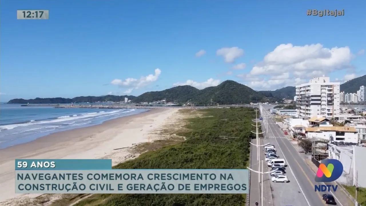 Navegantes comemora crescimento na construção civil e geração de empregos